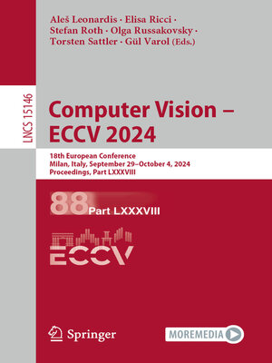 cover image of Computer Vision – ECCV 2024